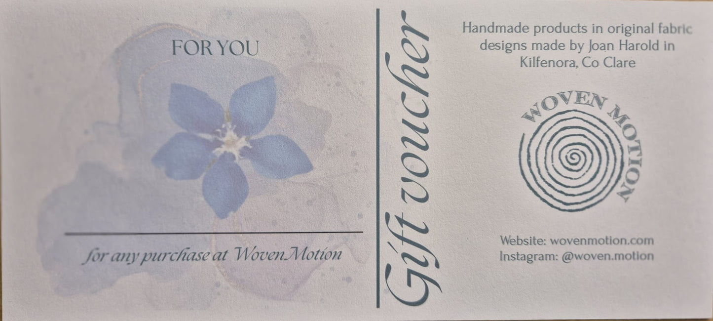 Woven Motion Gift Voucher